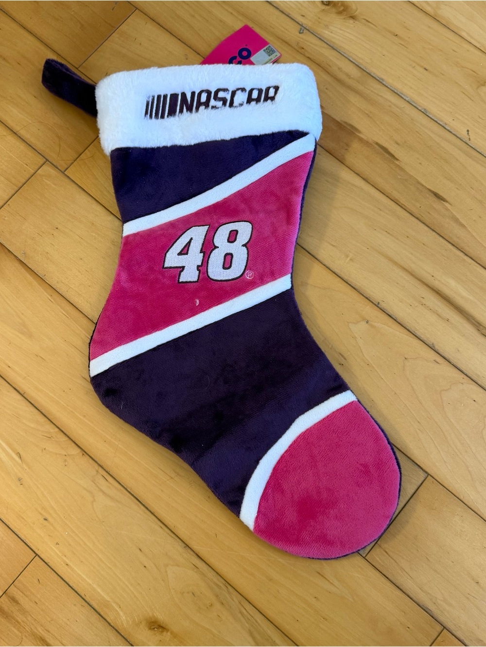 Nascar Pink & Purple 48 Racing Holiday Stocking